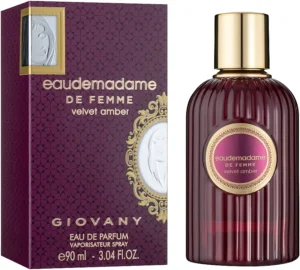 Fragrance World EauDeMadame Velvet Amber – Arabisches Parfum/Duftzwilling Givenchy Eaudemoiselle de Givenchy Ambre Velours